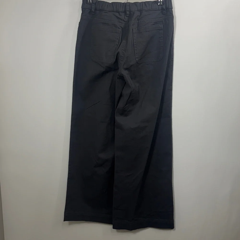 Pact Women’s Charcoal Gray Wide leg organic cotton pants size small - Picture 6 of 10